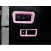 Pink Style Headlight Adjustment Decorative Cover For Toyota CHR C-HR 2018-