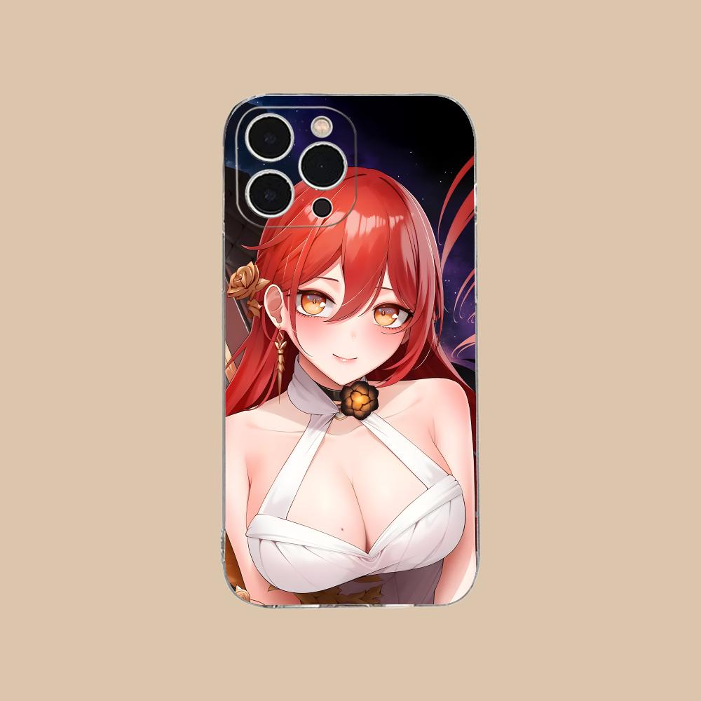 

HSR Himeko Clear TPU Mobile Case for iPhone 17 16 15 14 13 12 11 X XR XS Air Pro Max Plus Mini Colorful Cover iPhone XS Max