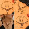 Pumpkin Skeleton Jewelry Collection With Gold Plated Alloy For Halloween Party Accessories