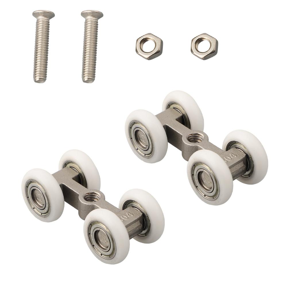 1 Set Sliding Door Roller Load Bearing Hanging Wheels For Home Sliding Doors Hardware Accessories Easy Installation