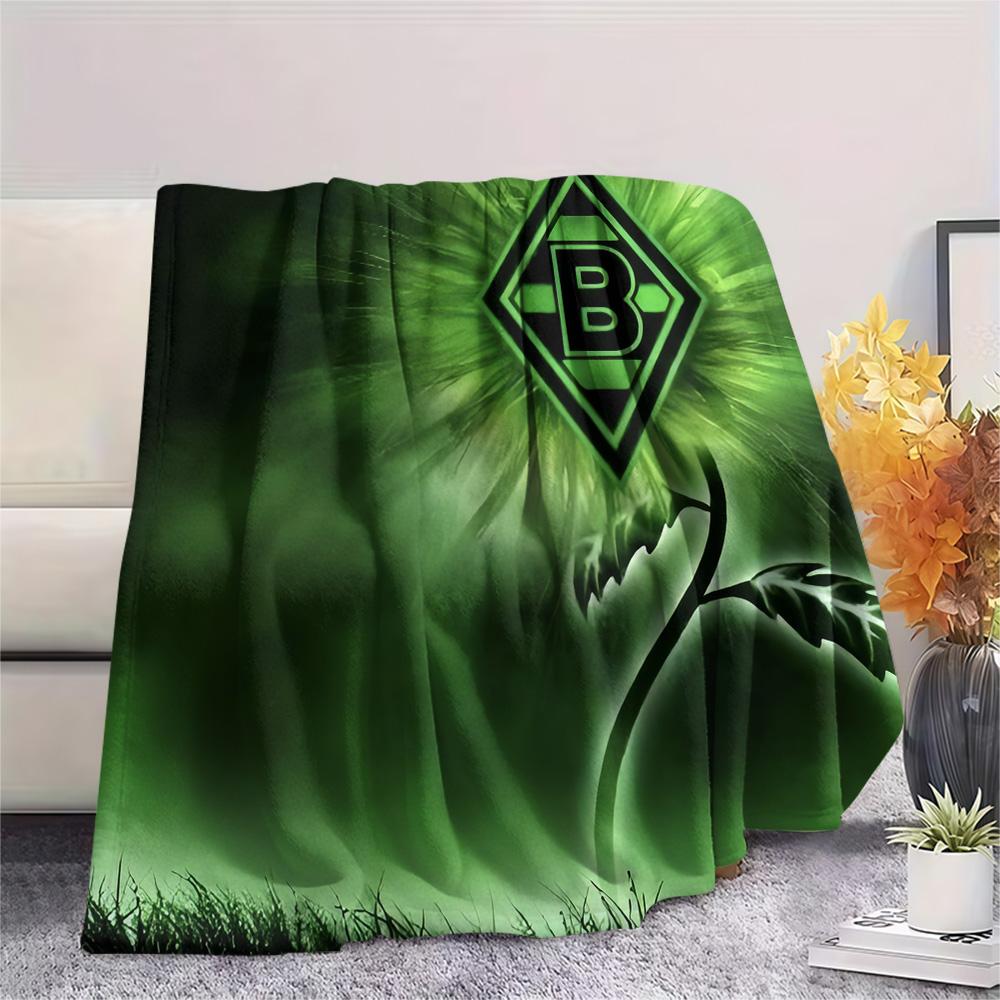 Borussia Print Flannel Blanket, High quality Comfortable for All Seasons, Home Decor, Warmth and Comfort, Perfect for Christmas Gifts