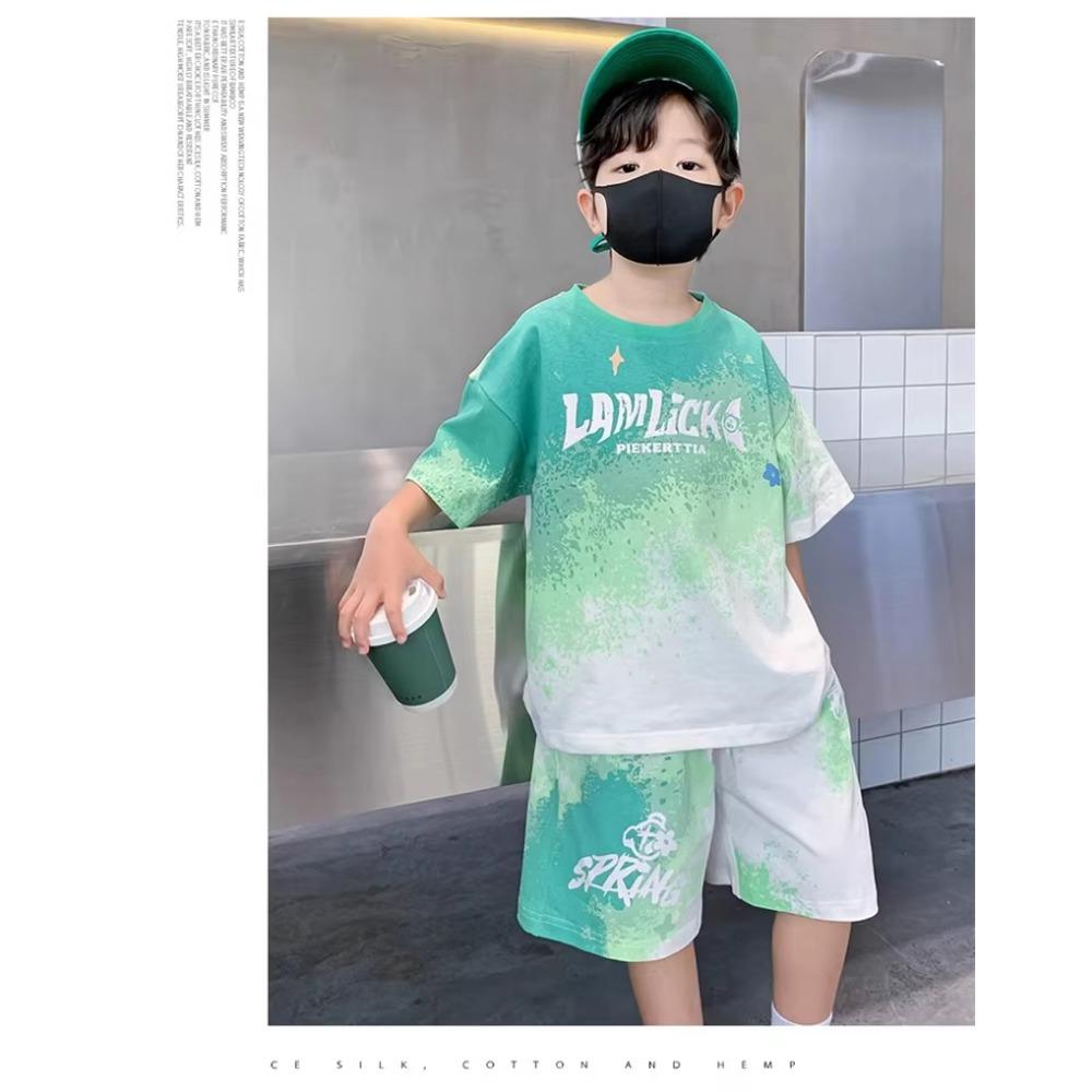 

Boys Summer Fashion Leisure Sports Fashion Clothing Set 140