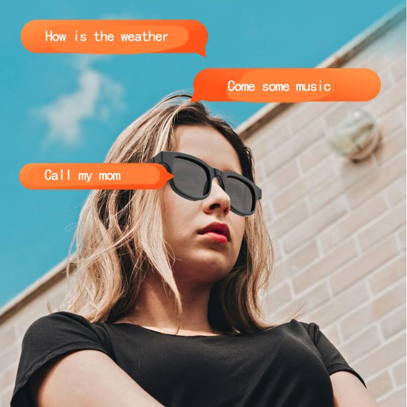 V3 Smart Glasses Anti-blue Light Sunglasses Large Battery And Bluetooth for Calls and Music Bluetooth Glasses