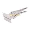 E28F Adjustable Pressure Locking Clamps Flat Nose Plier Grip For Metalworking Featurings Corrosion Resistant Construction