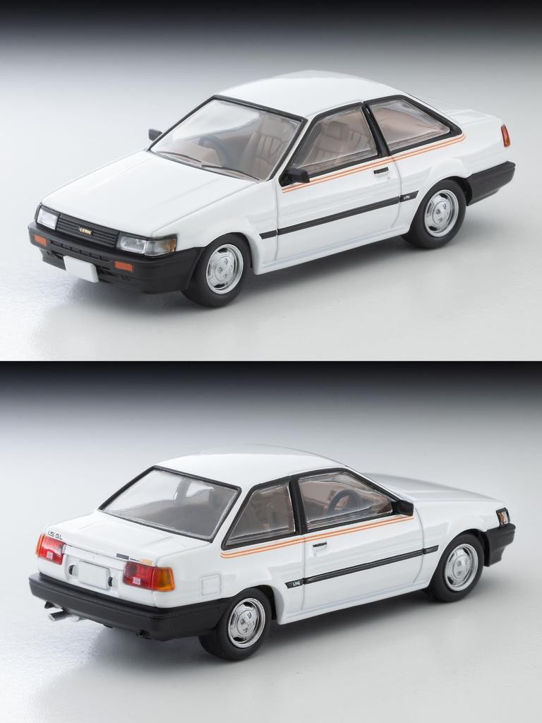 TOMYTEC Tomica Limited Vintage Neo 164 Scale LV-N284e Toyota Corolla Levin 2-Door Lime White 1983 Model (Finished Model) 334859