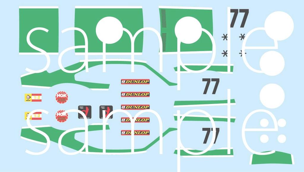 Series 300 Mazda Savanna GT Late Model Racing Type Plastic Model 1/24 Inch-Up No.