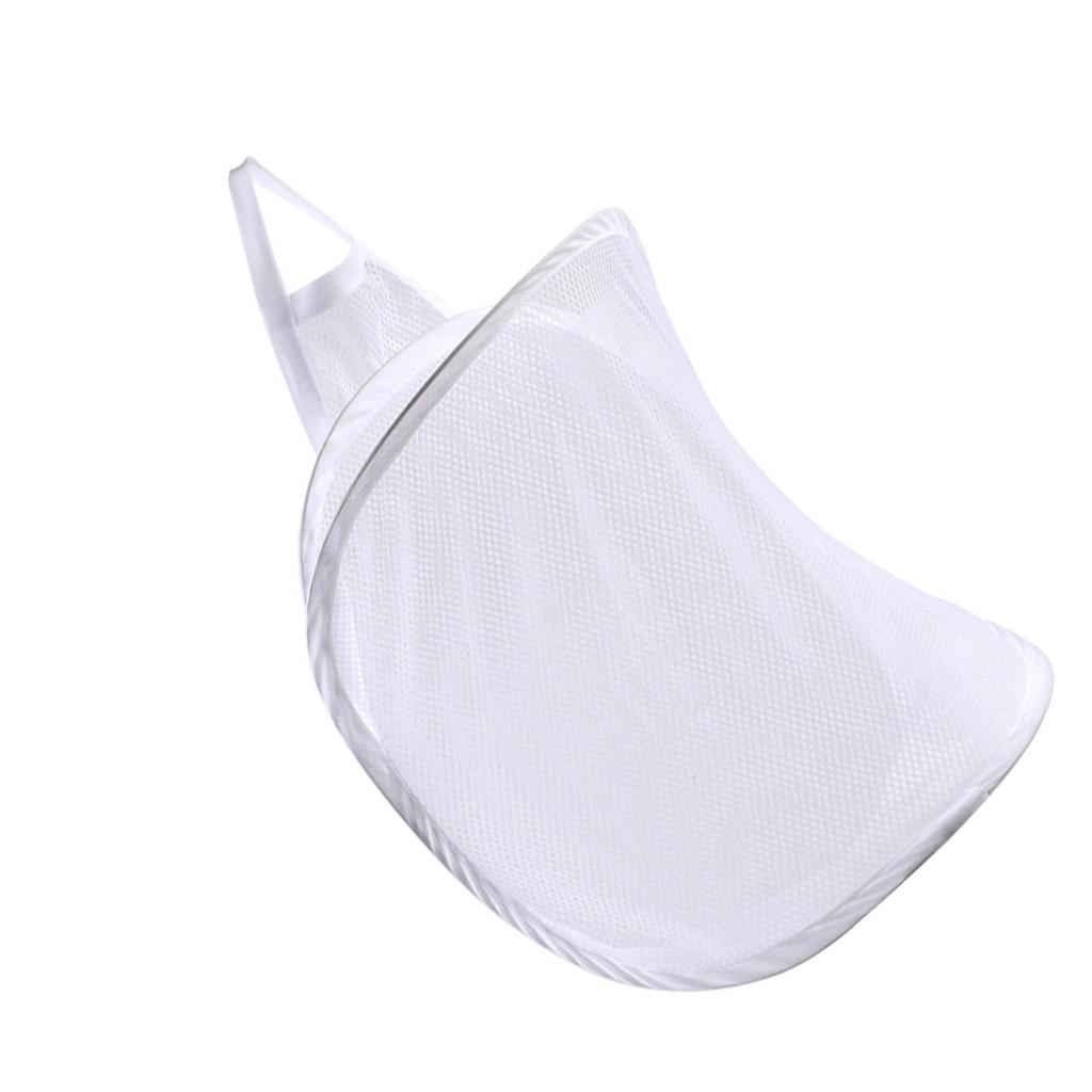 Netz Wäscheaufbewahrungstasche Wandmontiert Faltbarer Kleideraufbewahrungskorb für Badezimmer Wohnheim Wohnung