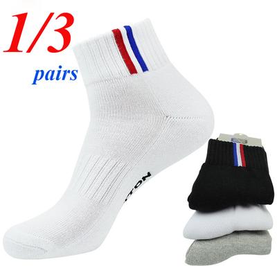 1/3 Paar kurze Sportsocken für Basketball, niedrige Wade, für Tennis, Golf, Badminton, Laufen, Sportsocken aus Baumwolle, dicke Frotteesocken für Herren und Damen