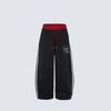 American Style Color Block Sweatpants Embroidered Loose Fit Taperable Casual Pants Fitness Dance