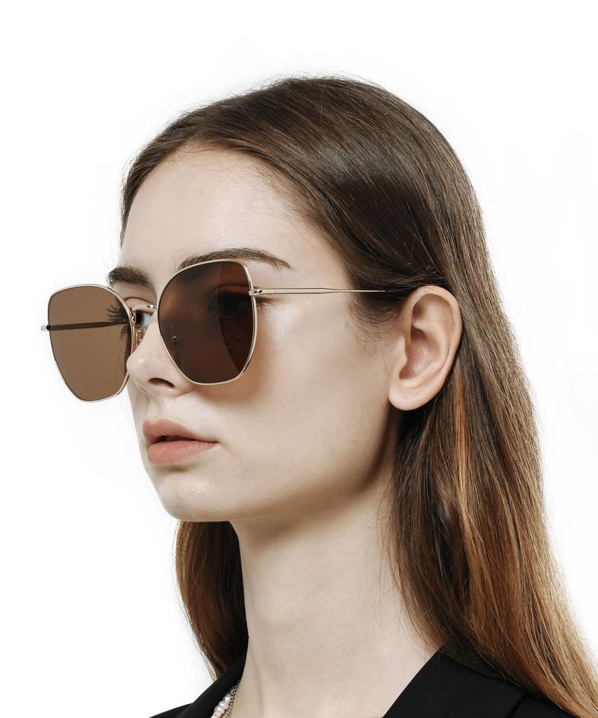 Peisyeon Blow(C2) Blow Oversized Metal Frame Sunglasses
