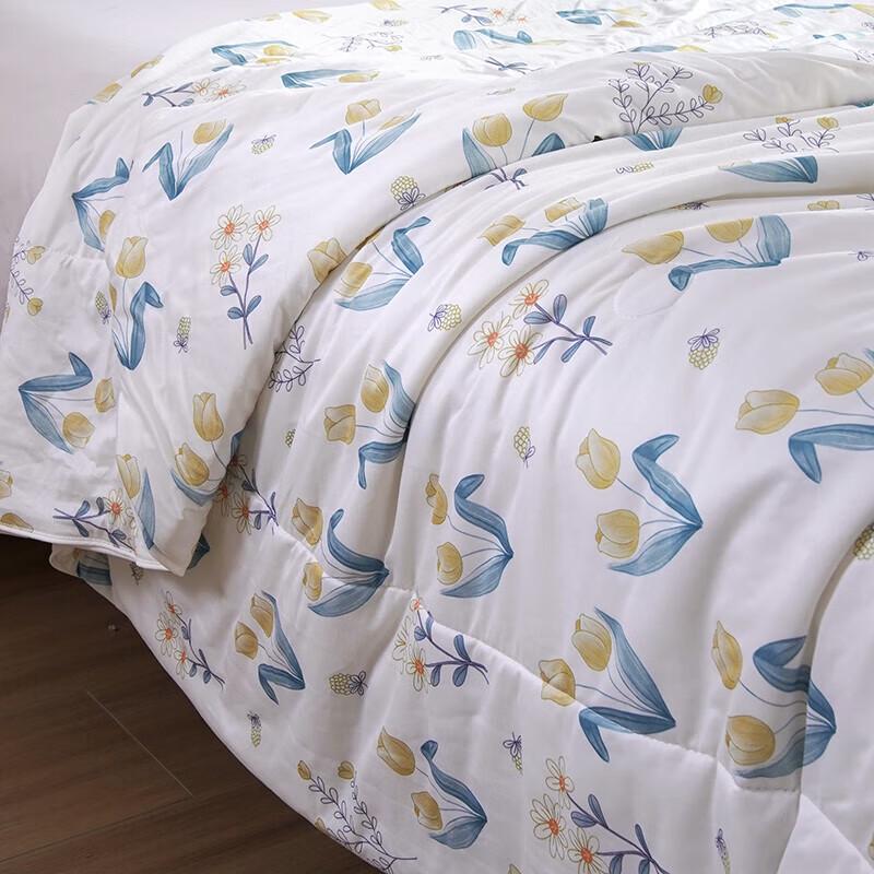 Jieliya Puff Milk Cotton Summer Cooling Comforter