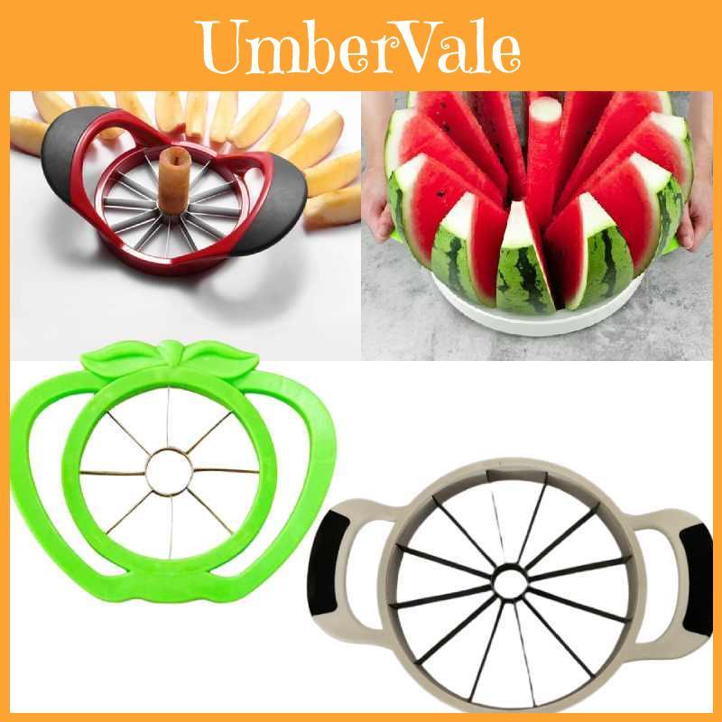 Stainless Steel Fruit Slicer With Multifunction Design For Home Kitchen Food Preparation