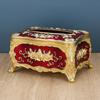 European Tissue Box Large Capacity Easy Access Tissue Box Cover Acrylic Paper Napkin Holder Luxurious Home Decoration