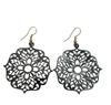 @ Unique Earrings Plaid Hollow Alloy Plating Earrings For Ladies Girls Zr-1537-60%Off