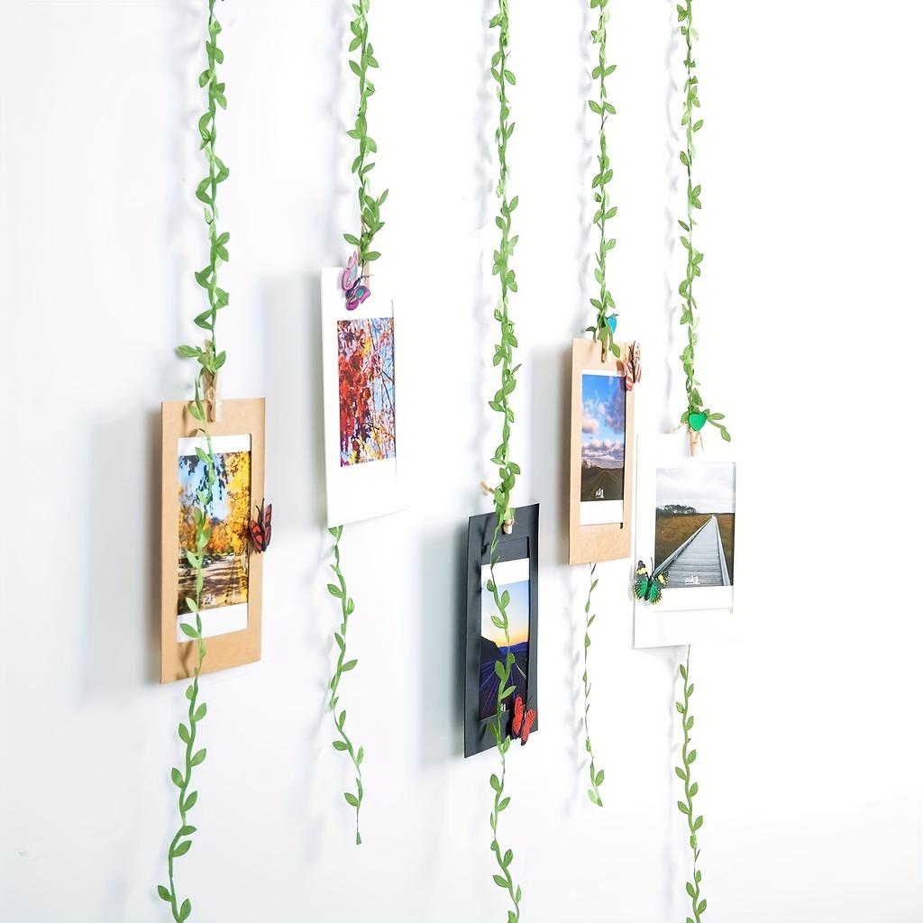 Artificial Ivy Vine Wreath polyester hanging leaves, perfect for home and garden decoration, anniversary celebrations