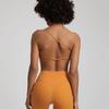 Candy Color Nude Feel Workout Bra Outdoor Tight Running Exercise Underwear Shockproof Quick-Drying Workout Clothes Tops Women