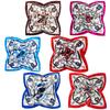 1Pc Polyester Flight Attendants Square Elegant Bandana Fashionable Women's Scarfs Hijab 50x50CM
