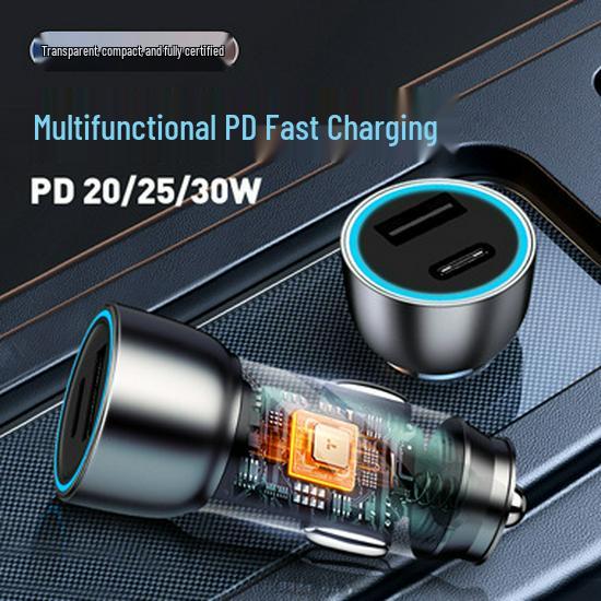 66W Super PD Fast Car Charger for Huawei, Apple, and Oppo