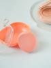 Hygienisches halbkreisförmiges Make-up-Puff & Aufbewahrungset