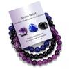 3 Pcs Natural Stone Bracelet Set for Women Self Healing Emotional Stretch 8mm Beaded Extendable Stackable Bracelet Set, Birthday Gift, Fashion Jewelry