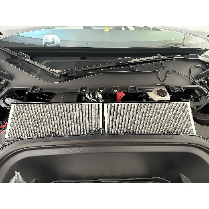 Per Tesla Model Y Juniper 2025-2020 2026 4 Pezzi Filtro Abitacolo HEPA Filtro Ingresso Sostituzione con Accessori al Carbone Attivo