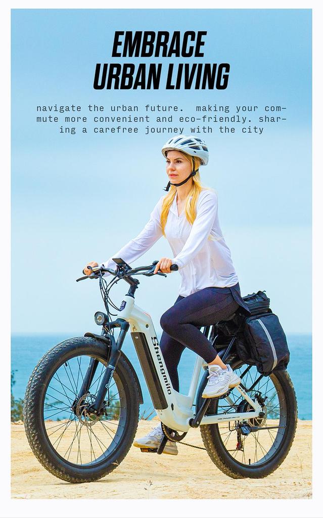 Shengmilo MX06 500W E-Bike - 90km Range, 48V Samsung Battery, 42km/h Speed, All-Terrain for Men & Women