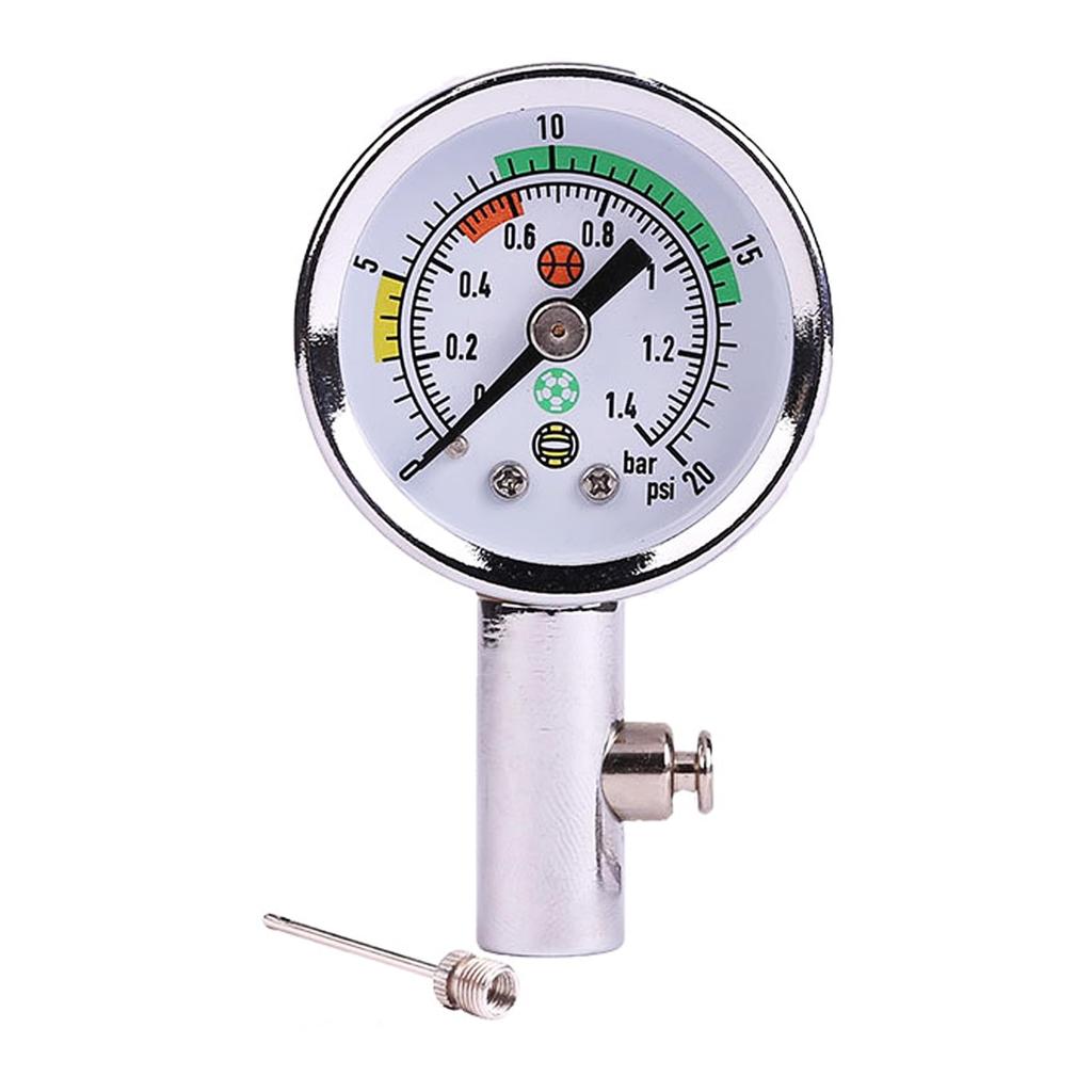 LOYELEY Ball Pressure Gauge Pointer Type Pressure Test Gauge Soccer