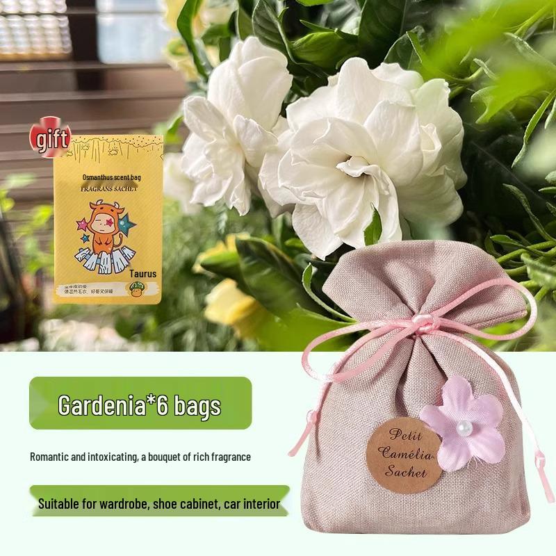 Osmanthus Scented Sachet: Four Seasons Deodorizer for Wardrobe & Car Interior Decor