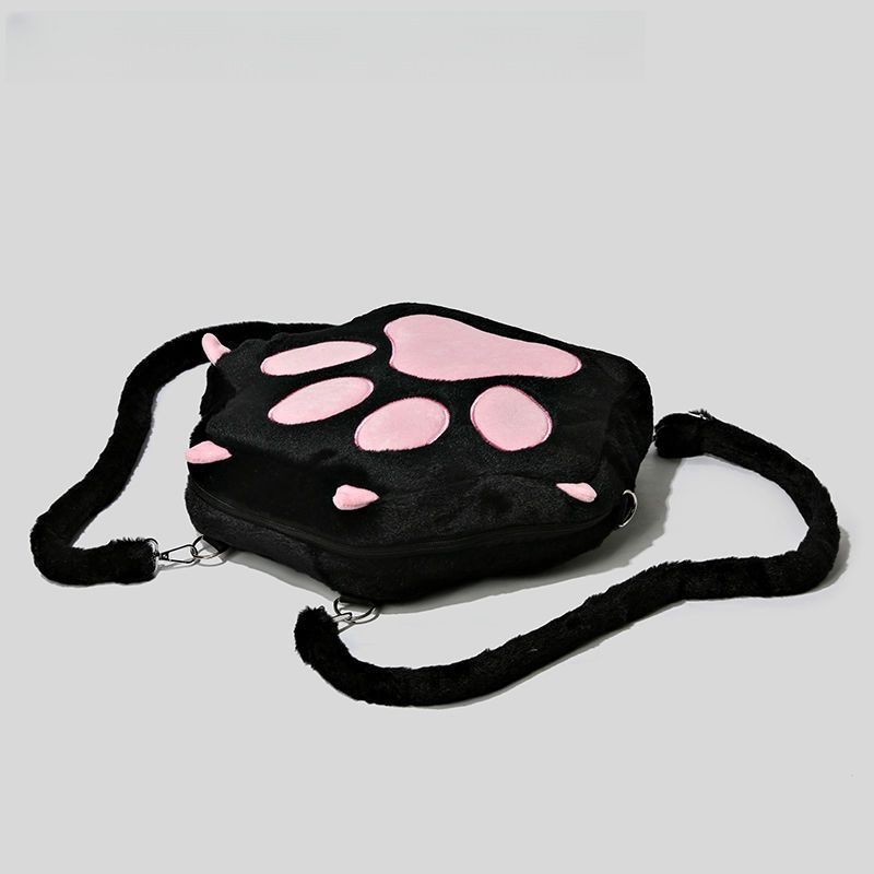 Cat Claw Plush Backpack With Large Capacity For Daily Casual Use