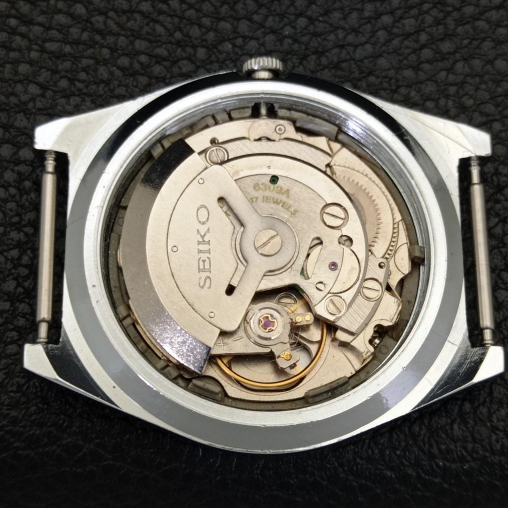 VINTAGE REFURBISHED SEIKO 5 AUTOMATIC 6309A JAPAN MENS GREEN WATCH a441334-5 Sk-a441334