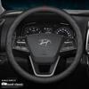 Universal All-Season Steering Wheel Cover for Hyundai: Festa, Sonata, Elantra, Reina, Ix35, Mistra, Ix25