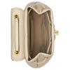 Tory Burch Kira Classic Diamond Pattern Leather Mini Backpack Women Backpacks Beige 170485-250