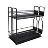 Pull Out Seasoning Rack   for Cabinet Slide Out Seasoning Kitchen   with Label Stickers