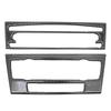För BMW 3-serien E90 E92 E93 2005-2012 Bil Kolfiberlook Luftkonditionering CD Kontrollpanel Trim Klistermärke Dekal