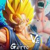 33cm Cs Vegetto Vs Buu Model Dragon Ball  Action Figure Super Saiyan Pvc Statue Doll Collection Desktop Ornament Kids Toys Gifts