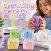 Crunchy Crackling Squishy Toy 5cm Handmade Ball Portable Squeezed Cube  Home Decoration