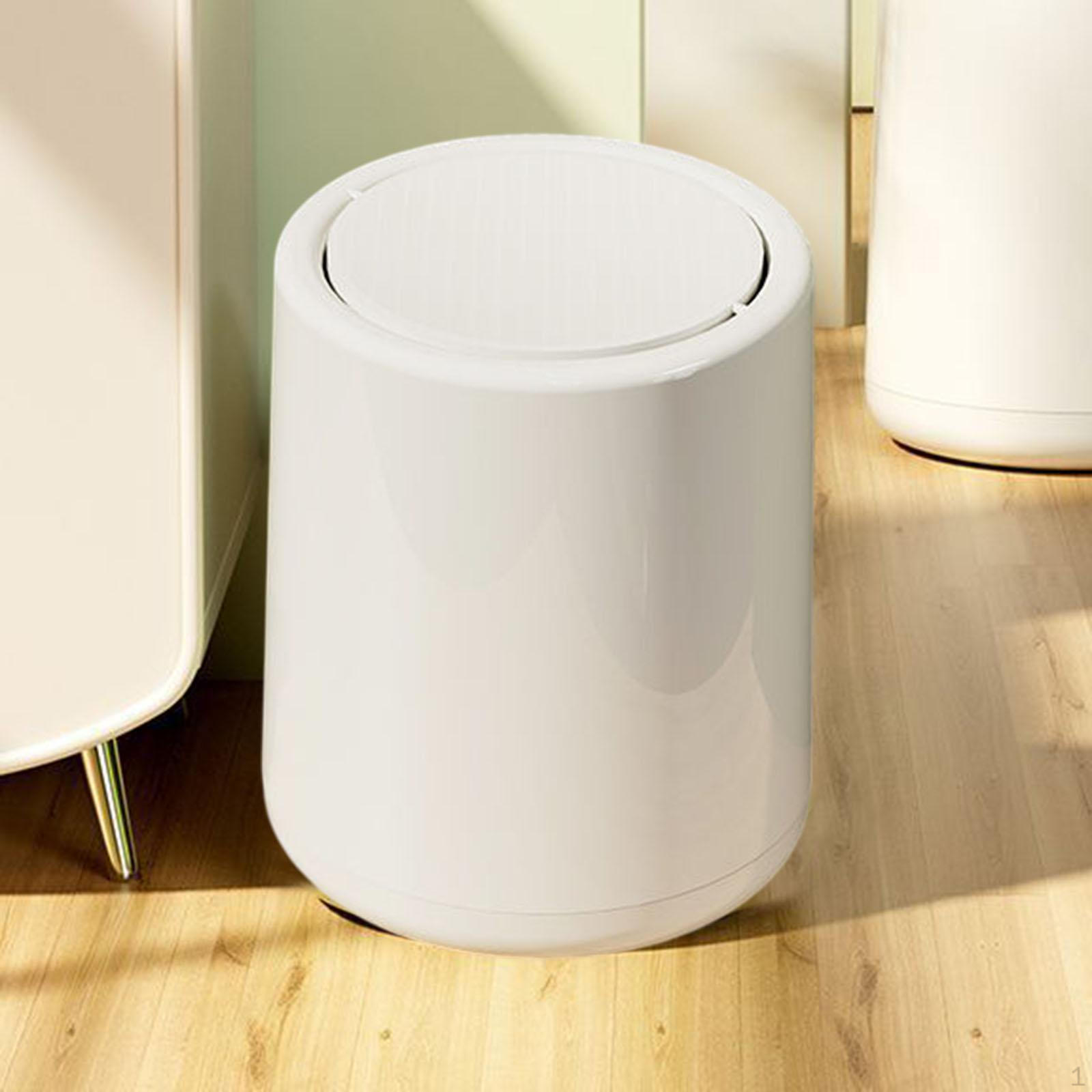 

Мусорное ведро с крышкой, мусорное ведро, мусорная корзина, бытовая мусорная корзина для мусора в помещении белый