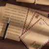 Kraft Paper Retro European Style Airmail Envelope & Stationery Set with Postcards and Greeting Cards In White