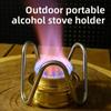Stainless Steel Camping Stove Bracket Heat Resistant Portable Burner Stand Hiking