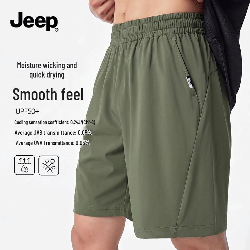 JEEP Men s Summer Ice Silk Sports Shorts L