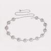 Daisy Decorated Metal Flower Carved Waist Chain Women Fashion Jewelry Waist