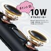 RELAX iSong Karaoke Microphone, Technical Standards Compliance Certified, Bluetooth Speaker, Wireless Charging, Smartphone Compatible, Vocal Cut,