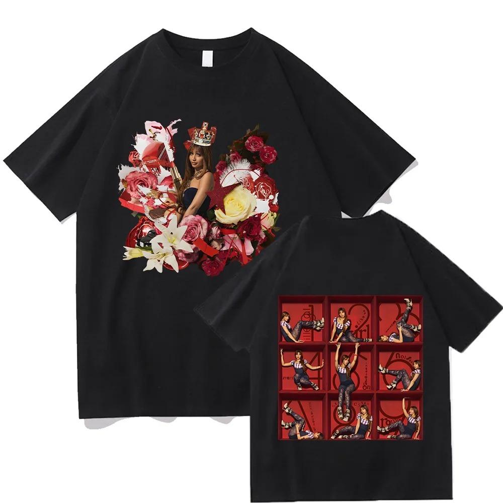 Fancy That New Album PinkPantheress Poster Print Tshirt Men Women Oneck Cotton Summer Tees Harajuku HighStreet Oversized Tops