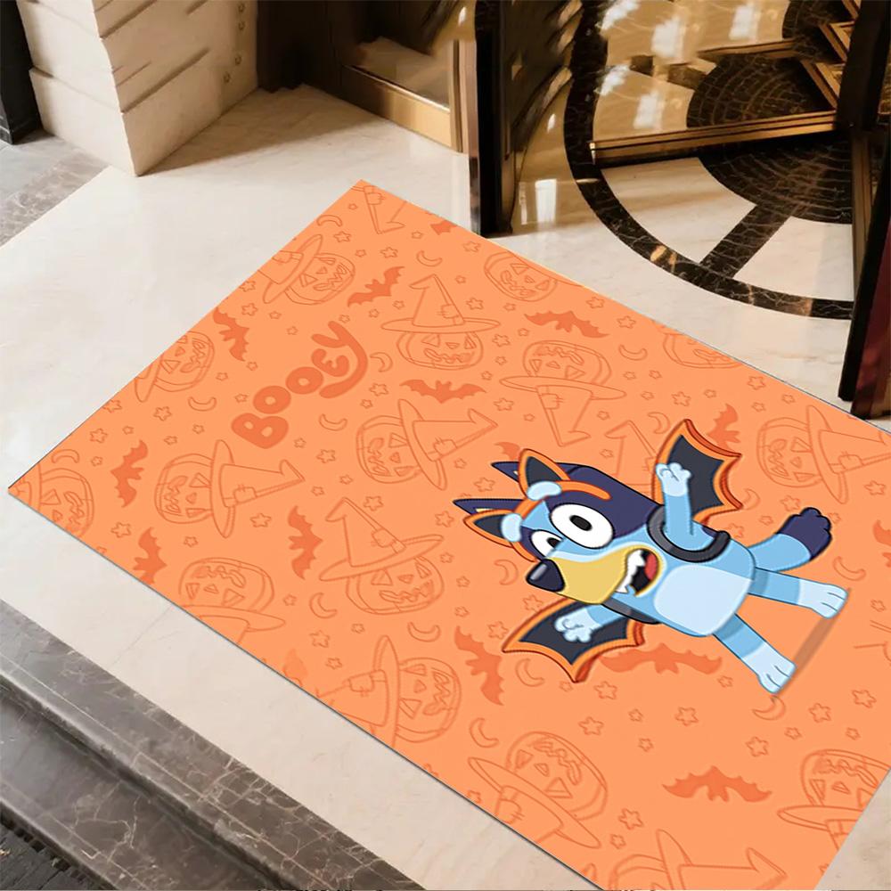 Bluey Friends Adventure Carpet Suitable for Balcony Bedrooms Living Rooms Kitchen Antislip Carpet Anime Office Decor Perfect Gift for Women/Men