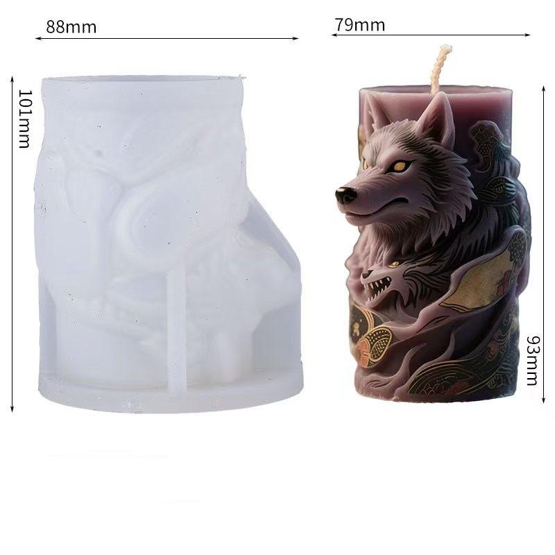 Gentleman Dalmatian Candle Silicone Mold DIY Handmade Aromatherapy Soap Craft Silicone Mold Home Decor Party Decorations