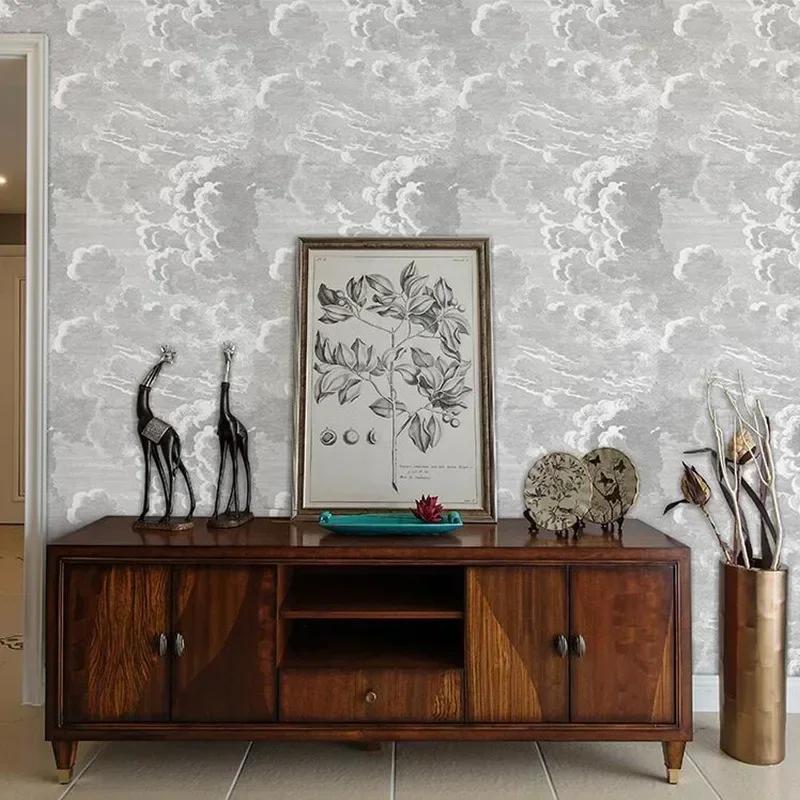 Modern Abstract Cloud Wall Cover Living Room Bedroom Sofa Tv Background Clothing Shop Classic 3D Cloud Wall Cover Papel De Parede