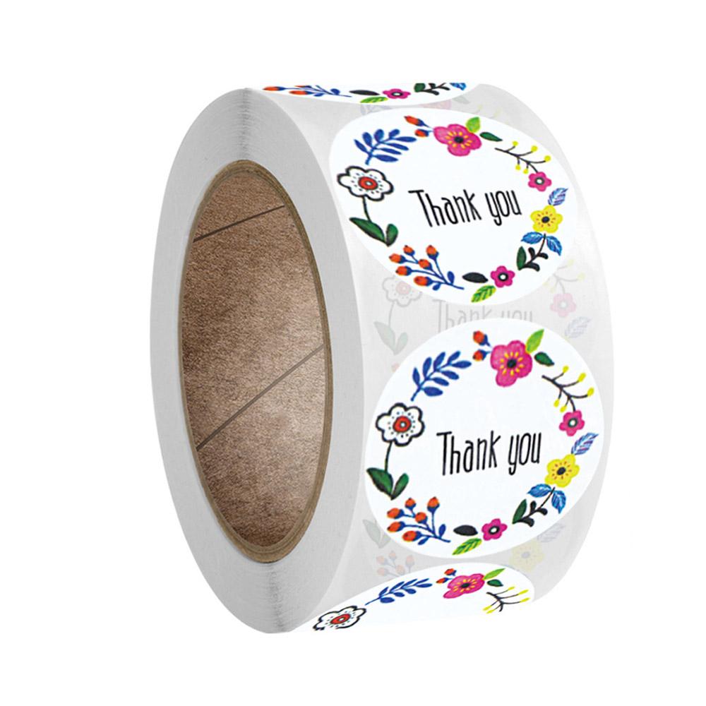 100-500Pcs High-Standard Green High-Standard Happy Premium-Quality Birthday Top-Grade Round Top-Grade Sticker Top-Grade Party Premium-Quality