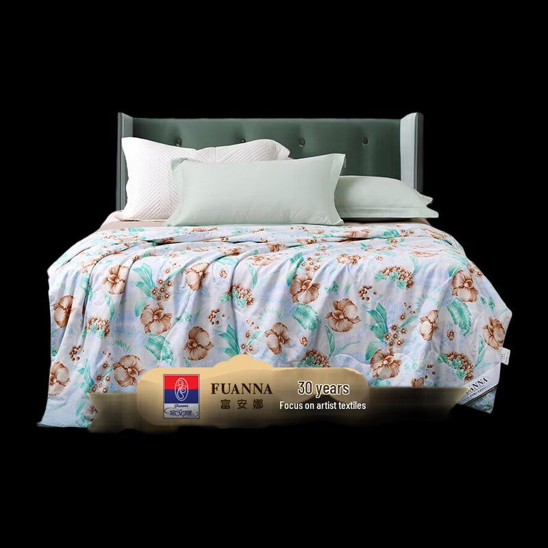 Fuanna Printed Mulberry Silk Summer Quilt