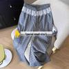 Petite High Waist Polka Dot Lace Trim Wide Leg Pants for Women - Spring/Autumn