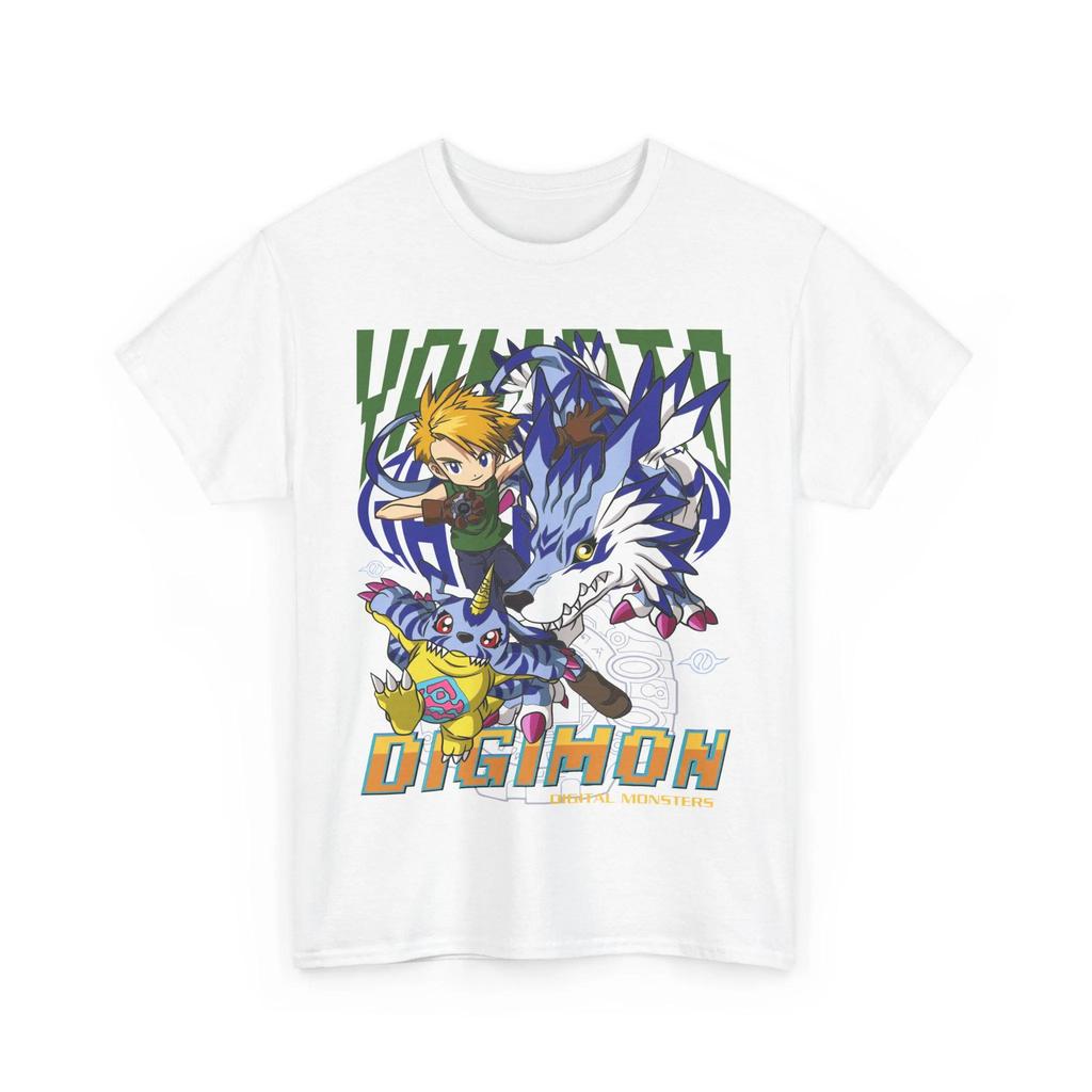 Manga Best Anime Omnimon and Guilmon Digital Adventure Anime Tshirt Mens and Womens Summer Cotton Comfortable Loose Top